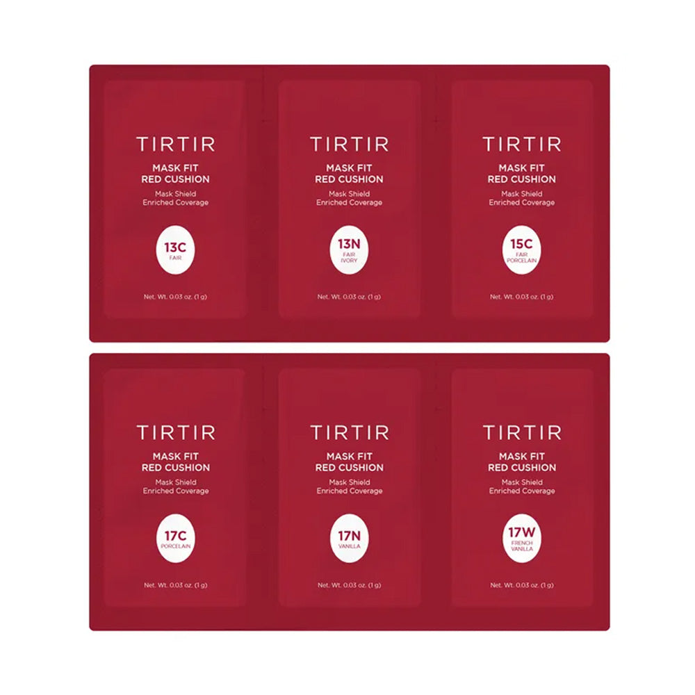 TIRTIR Mask Fit Red Cushion 6 Shade Trial Kit