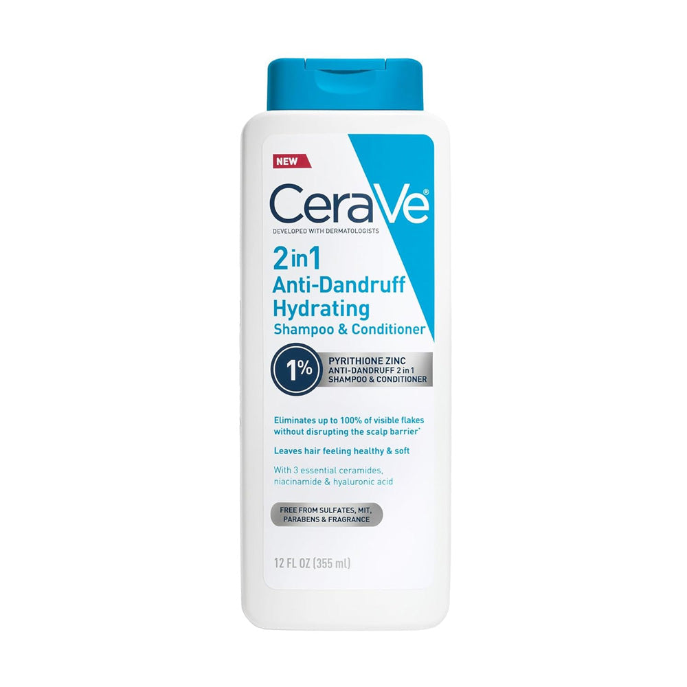 CeraVe 2-in-1 Anti-Dandruff Hydrating Shampoo and Conditioner 355ml