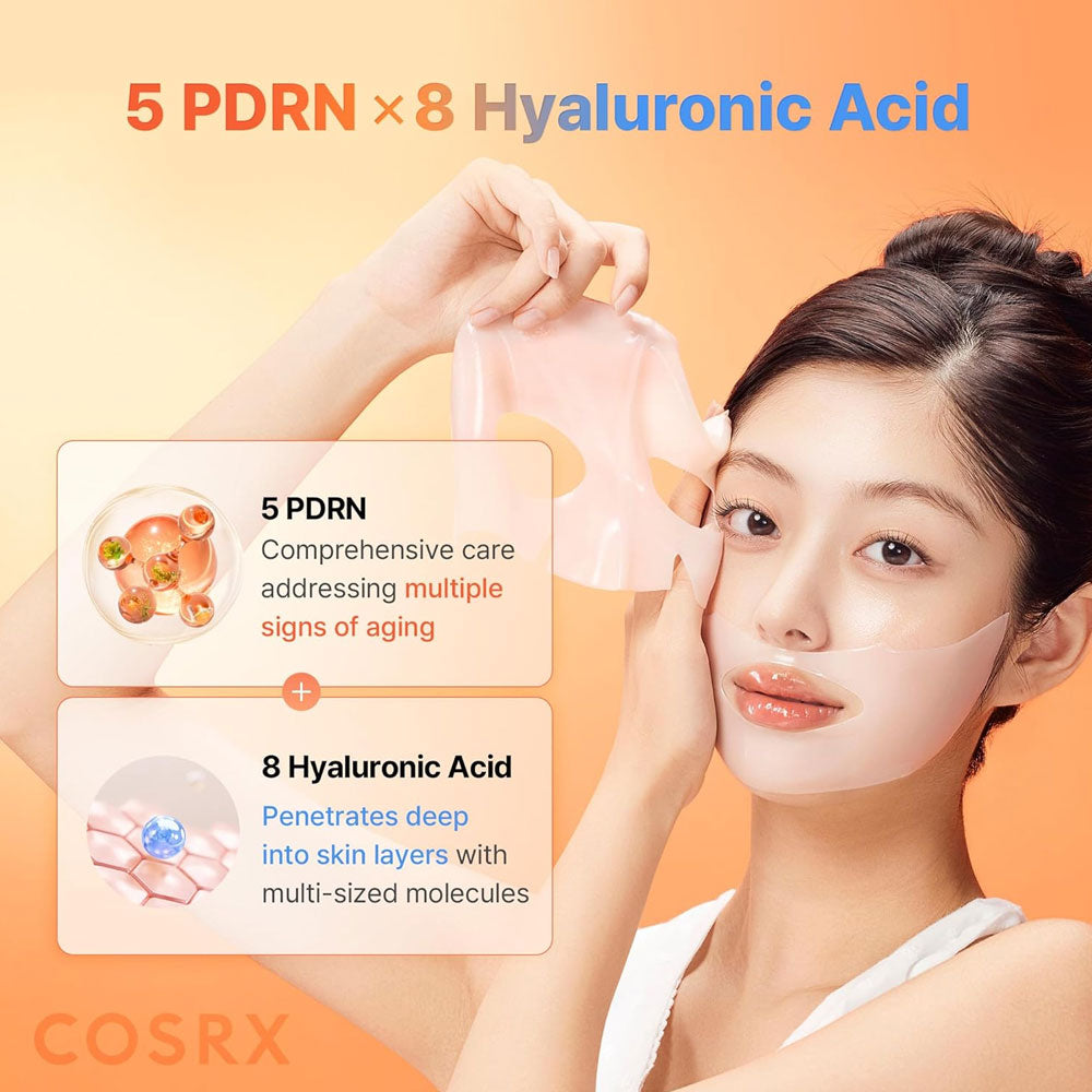 Cosrx 5 PDRN Hyaluronic Acid Vital Hydrating Hydrogel Mask (Single Sheet)