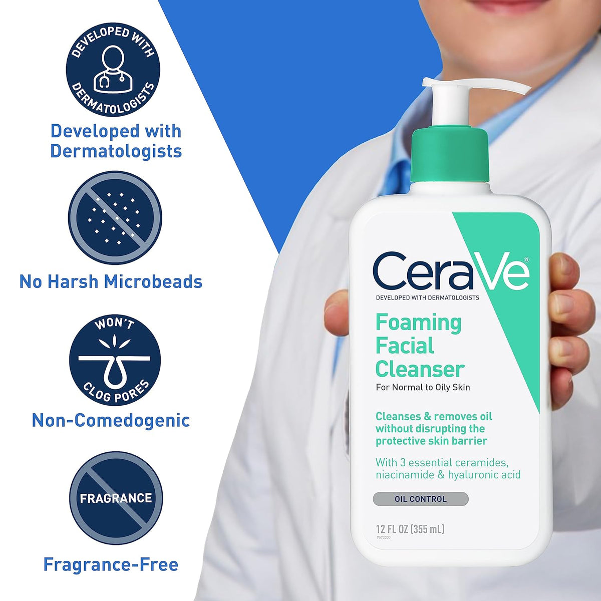CeraVe Foaming Facial Cleanser 355ml