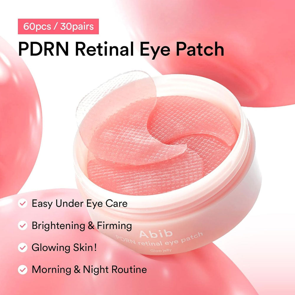Abib PDRN Retinal Eye Patch Glow Jelly 60 patches