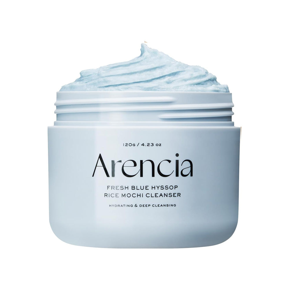 Arencia Fresh Blue Hyssop Rice Mochi Cleanser 120g