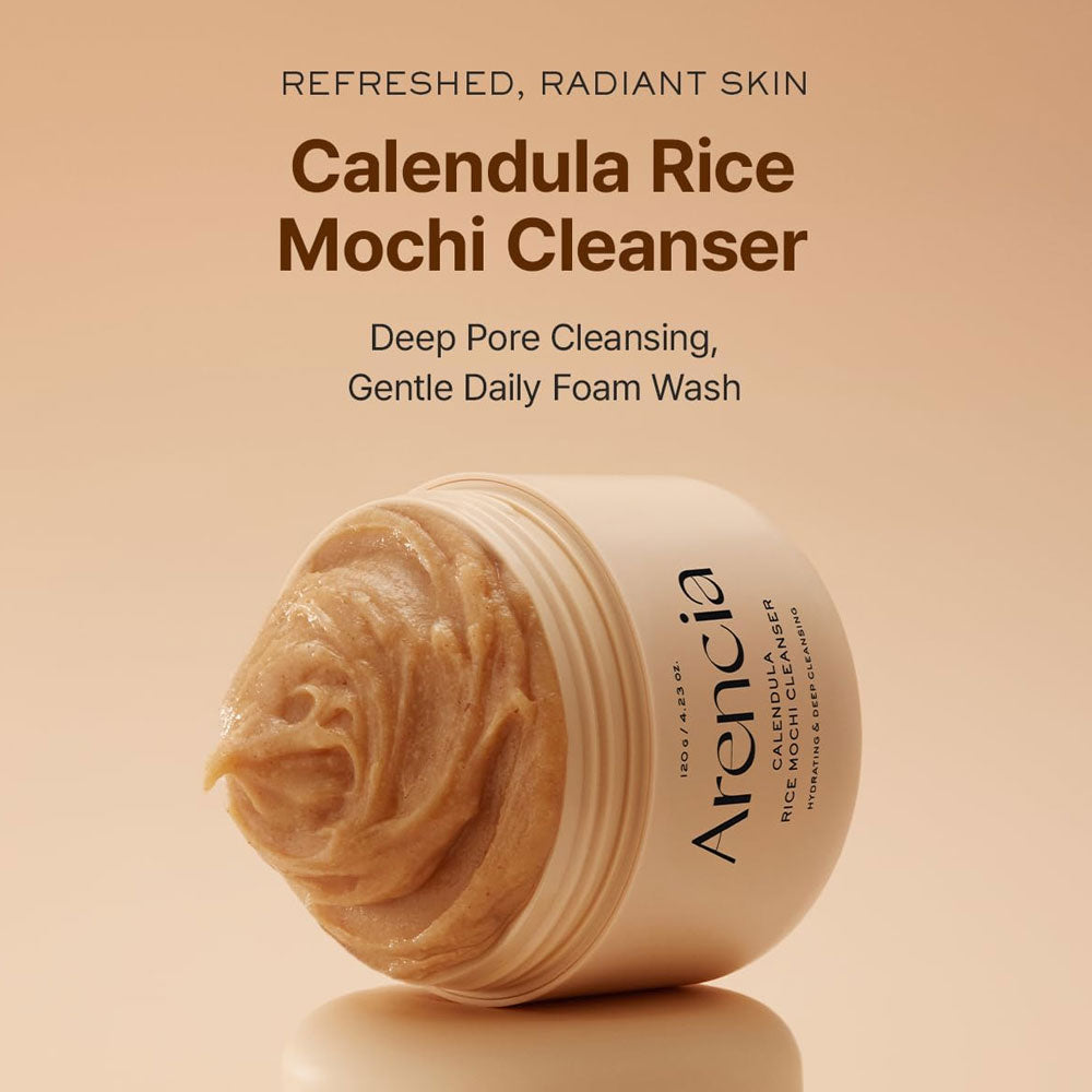 Arencia Calendula Rice Mochi Cleanser 120g