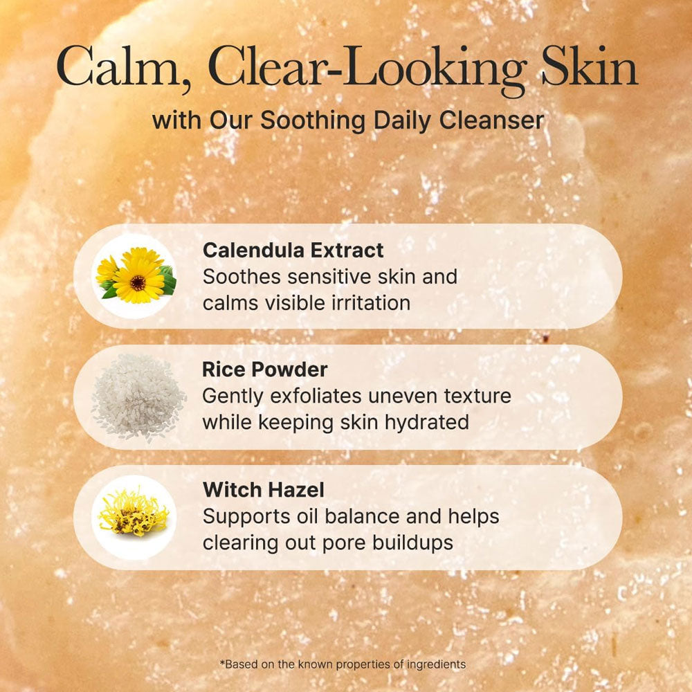 Arencia Calendula Rice Mochi Cleanser 120g