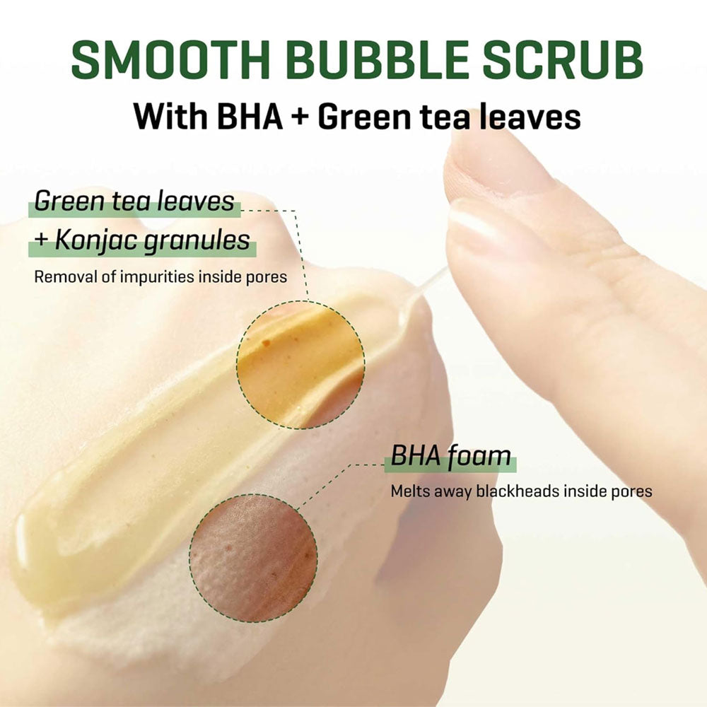 SOME BY MI Bye Bye Blackhead 30 Days Miracle Green Tea Tox Bubble Cleanser 120g