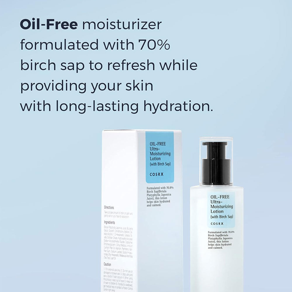 Cosrx Oil Free Ultra Moisturizing Lotion with Birch Sap 100ml