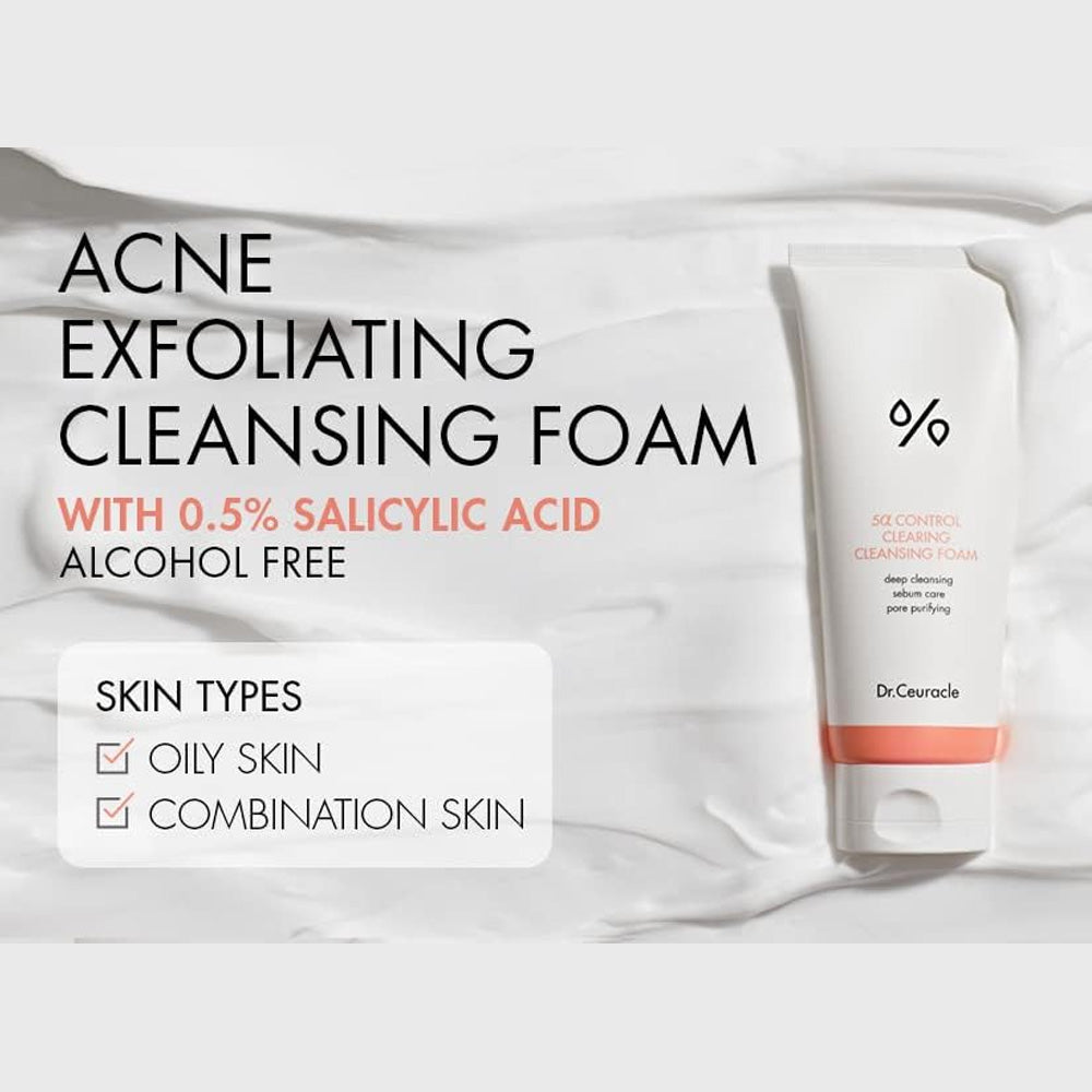 Dr. Ceuracle 5 Alpha Control Clearing Cleansing Foam 200ml