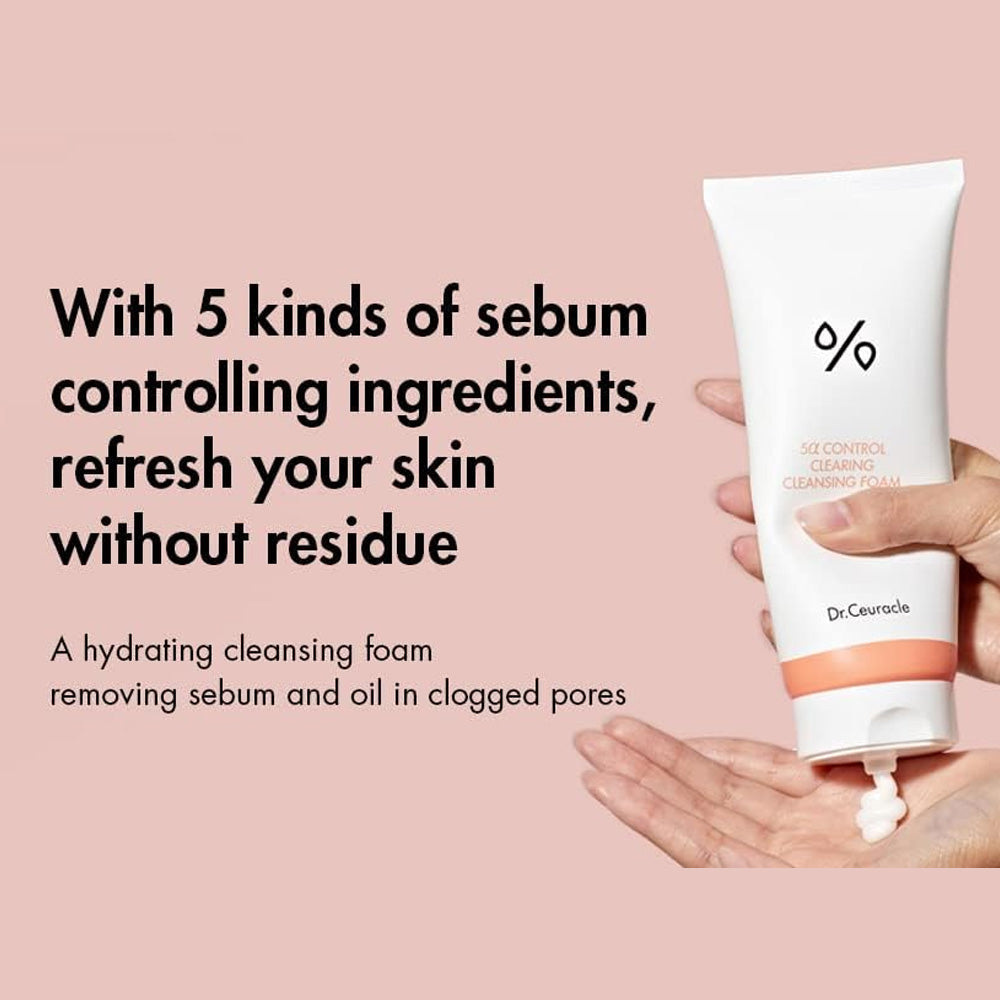 Dr. Ceuracle 5 Alpha Control Clearing Cleansing Foam 200ml
