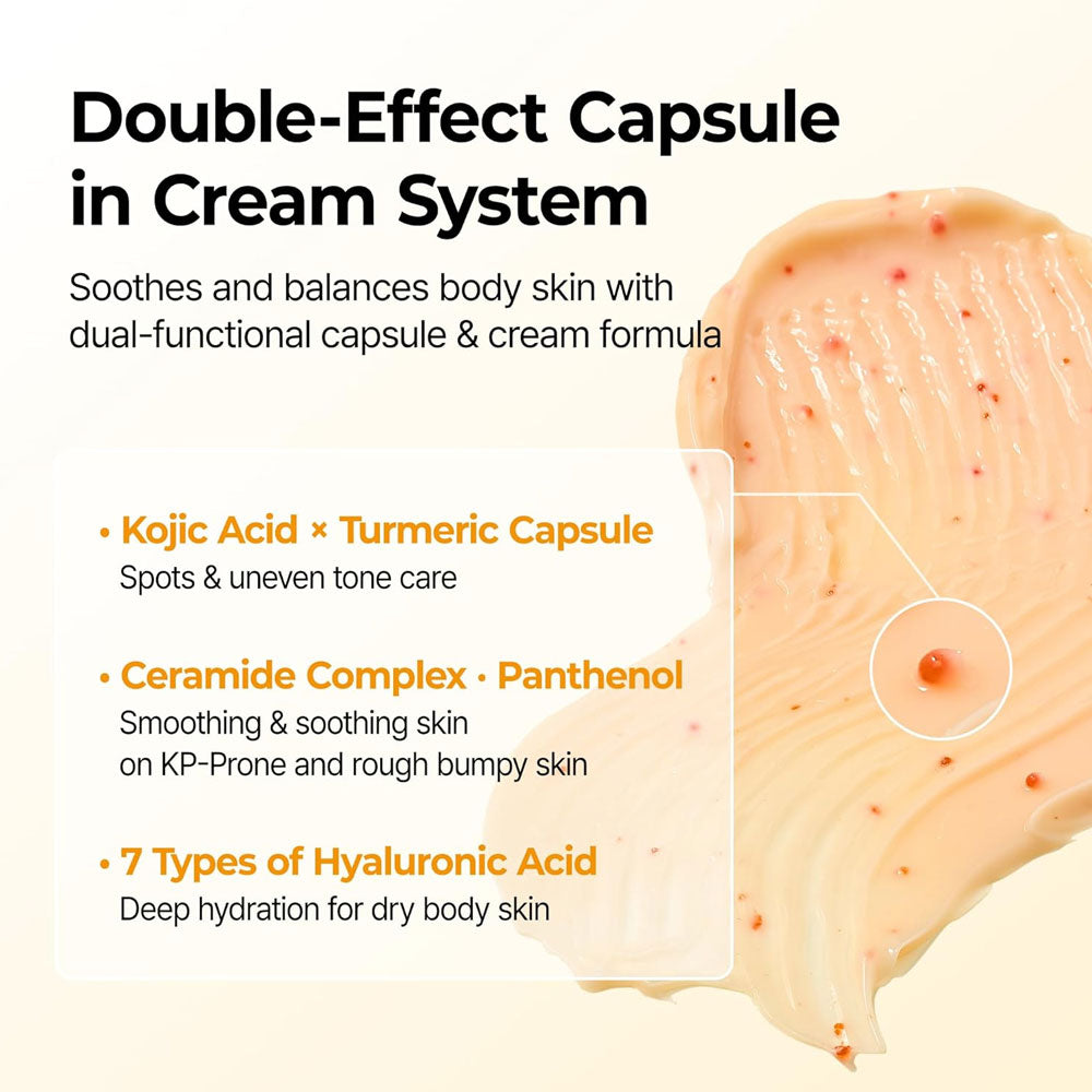 Dr.Melaxin Kojic Acid Turmeric Capsule Body Cream 200g