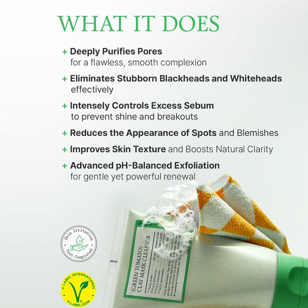 FULLY Green Tomato Clay Pack Cleanser 120ml