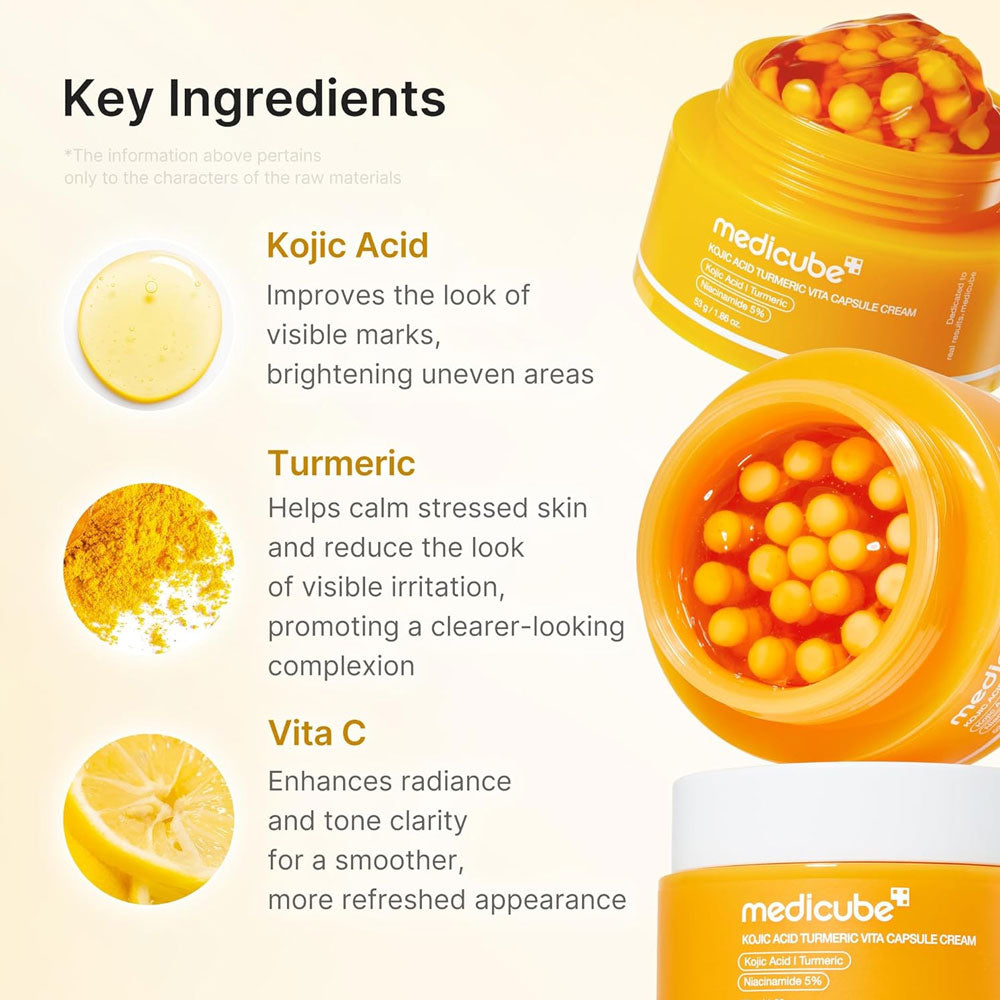 Medicube Kojic Acid Turmeric Vita Capsule Cream 53g