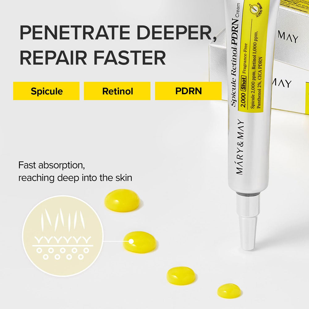 Mary&May Spicule Retinol PDRN Cream 15g