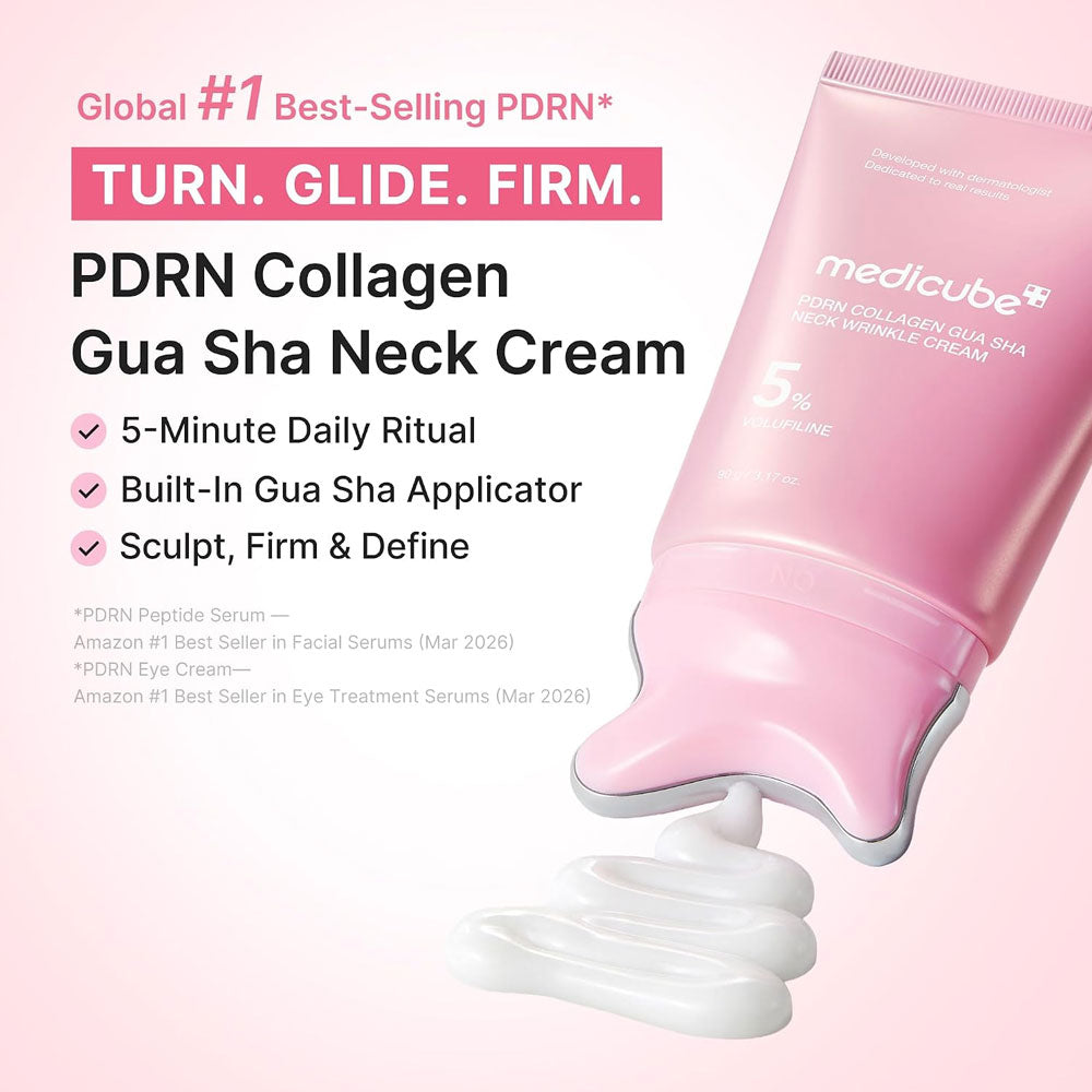 Medicube PDRN Collagen Gua Sha Neck Wrinkle Cream - 90g
