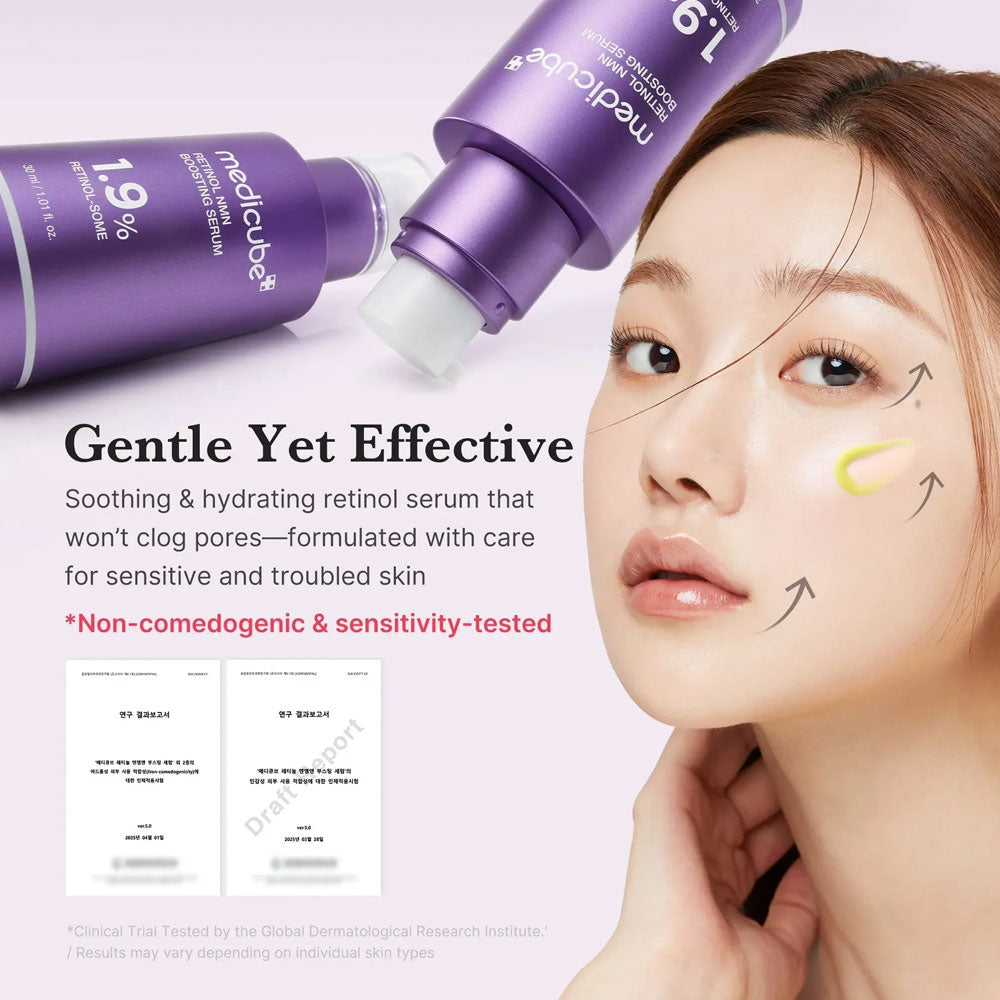 Medicube Retinol NMN Radiance Booster 1.9% Serum 30ml