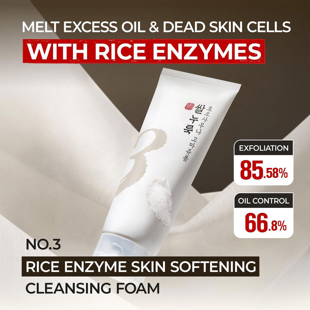 Numbuzin No.3 Rice Enzyme Skin Softening Cleansing Foam 170ml