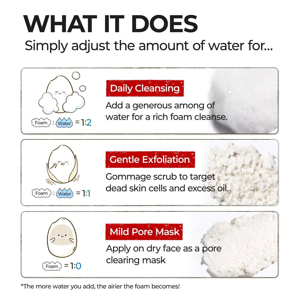 Numbuzin No.3 Rice Enzyme Skin Softening Cleansing Foam 170ml