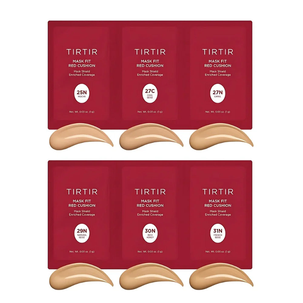 TIRTIR Mask Fit Red Cushion 6 Shade Trial Kit