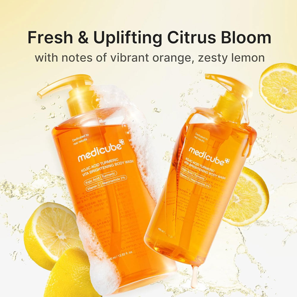 Medicube Kojic Acid Turmeric Vita Brightening Body Wash 400ml