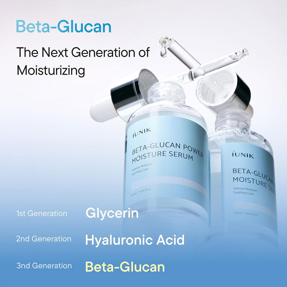iUNIK Beta-Glucan Power Moisture Serum 15ml & 50ml