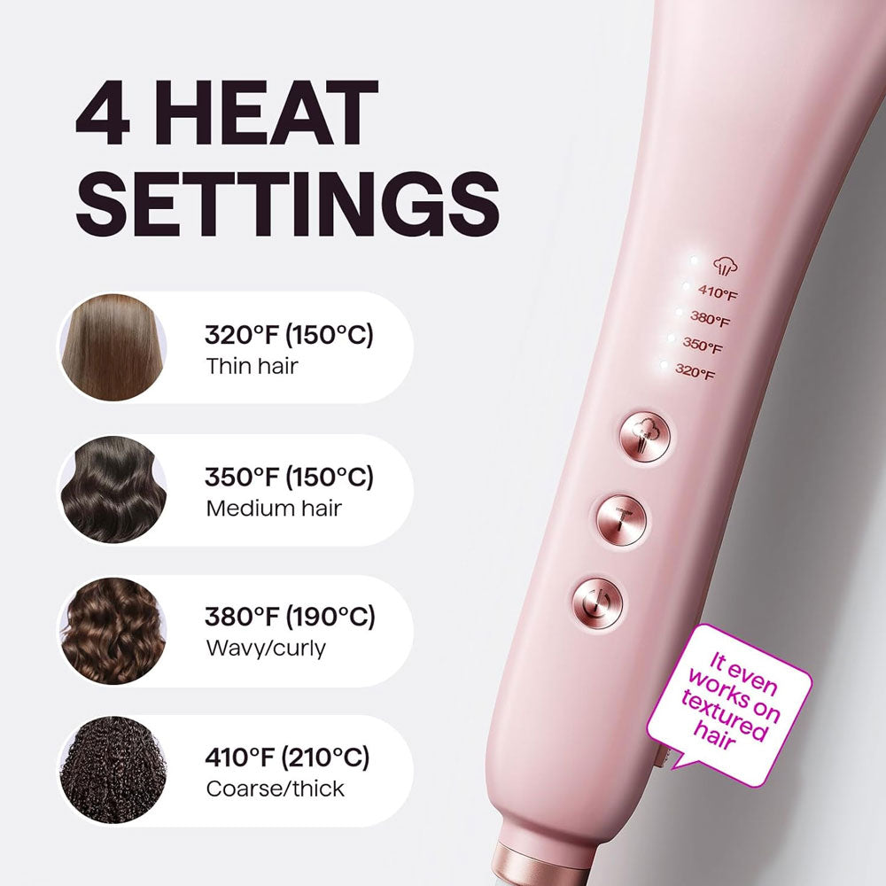 Wavytalk Pro Steam Hair Straightener Brush, Steamline Pro 3 in 1 Straightening Brush