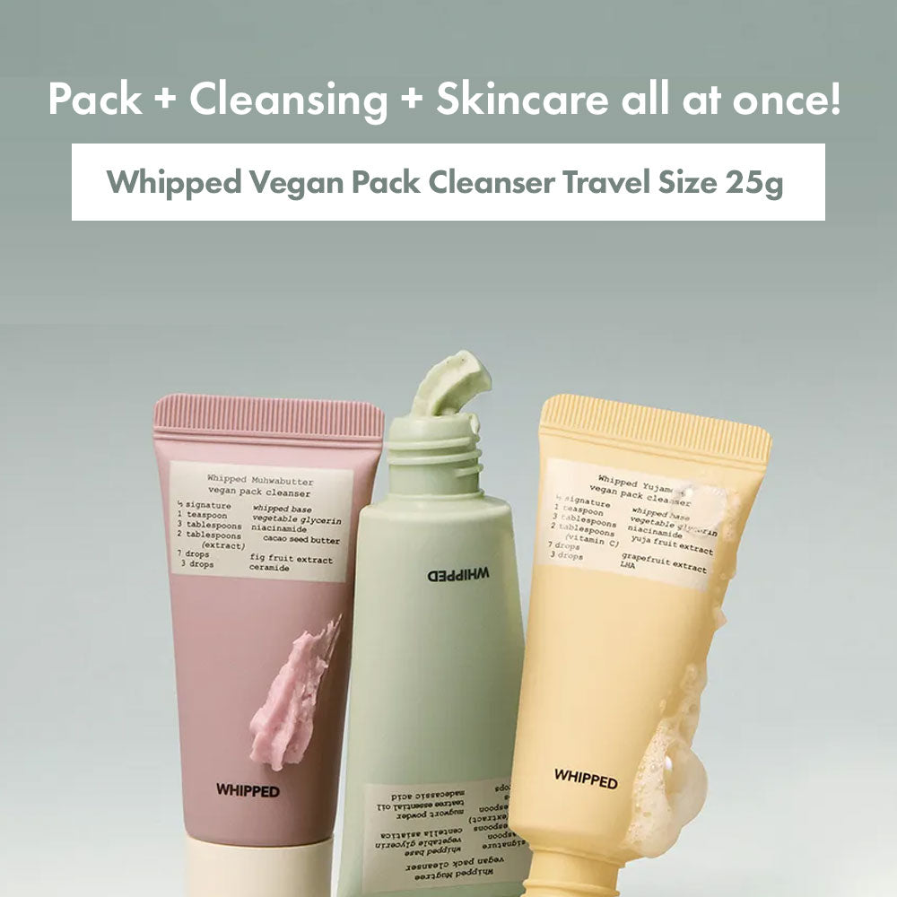 WHIPPED - Vegan Pack Cleanser Mini - 2 Types