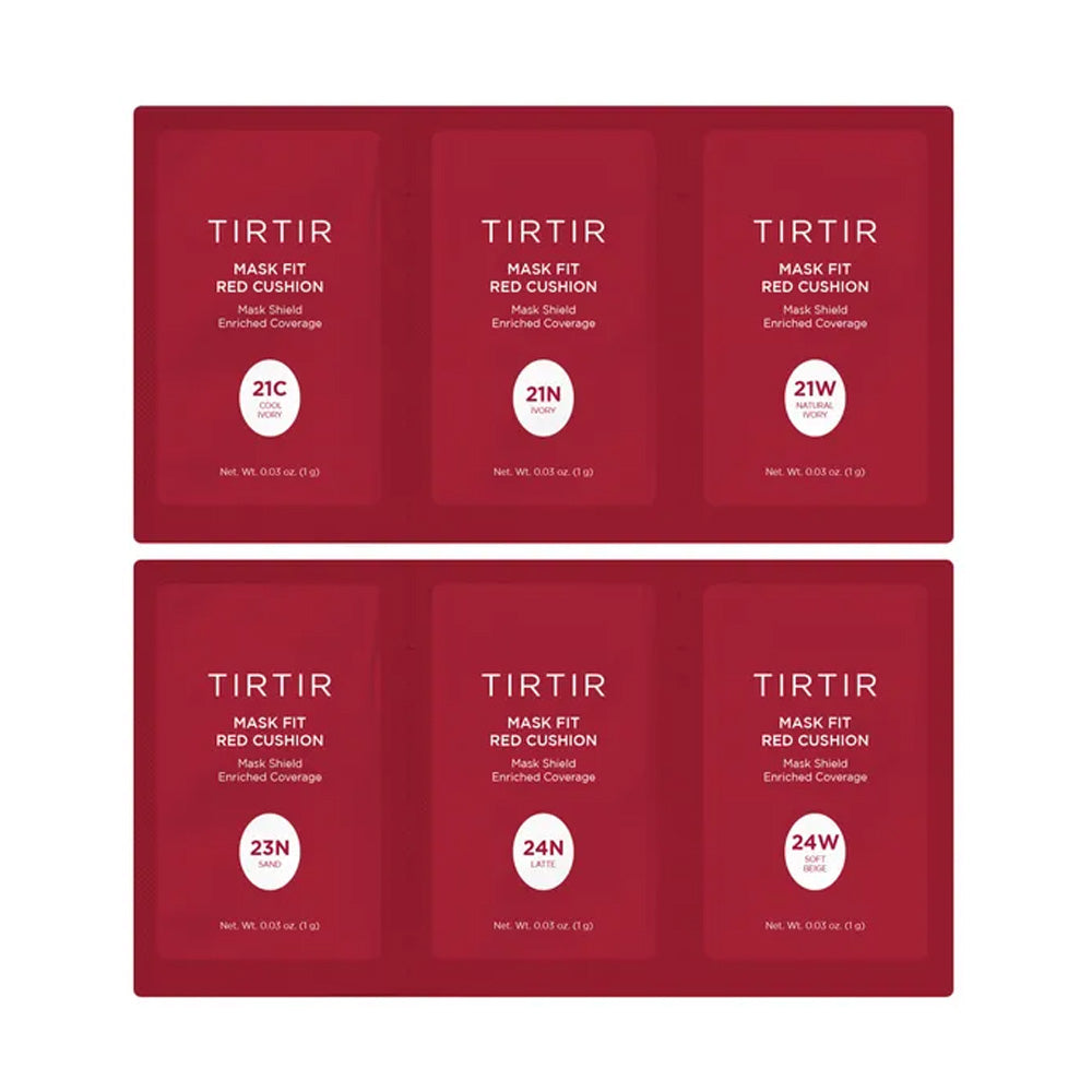 TIRTIR Mask Fit Red Cushion 6 Shade Trial Kit