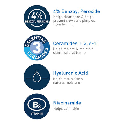 CeraVe Acne Foaming Cream Cleanser 150ml