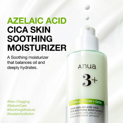 Anua Azelaic Acid Cica Skin Soothing Moisturizer 100ml