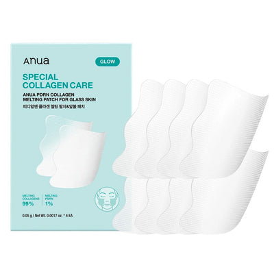 Anua PDRN Collagen Melting Patch For Glass Skin - 4 Patches