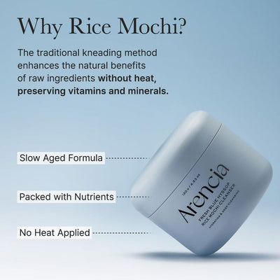 Arencia Fresh Blue Hyssop Rice Mochi Cleanser 120g
