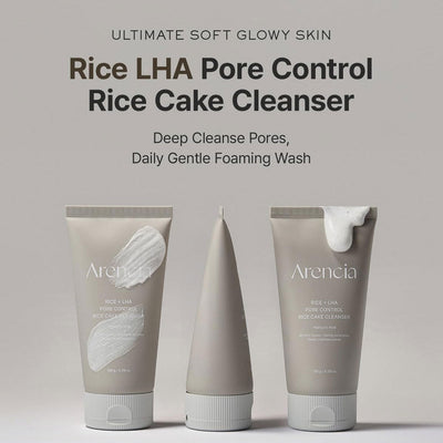 Arencia Rice + LHA Pore Control Rice Cake Cleanser 150g