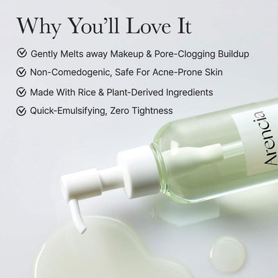 Arencia Pore Melt Mochi Cleansing Oil 200ml