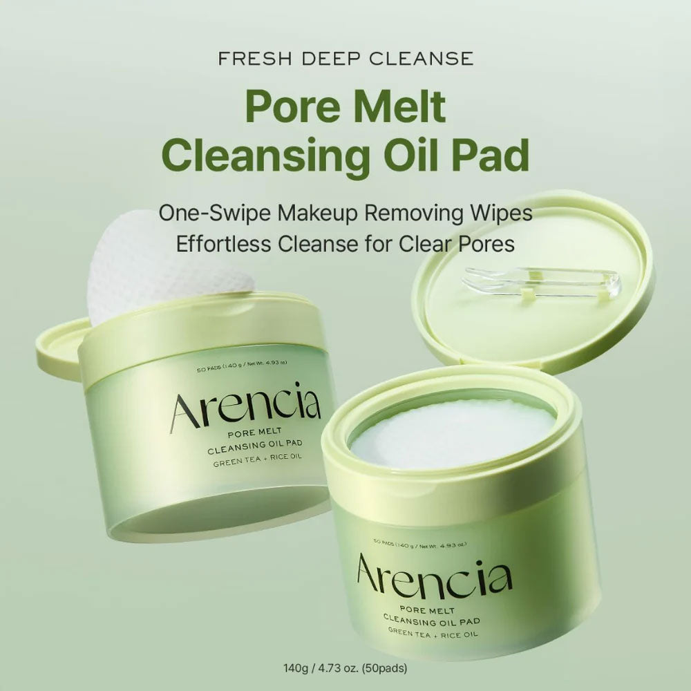 Arencia Pore Melt Cleansing Oil Pad - 50 Pads