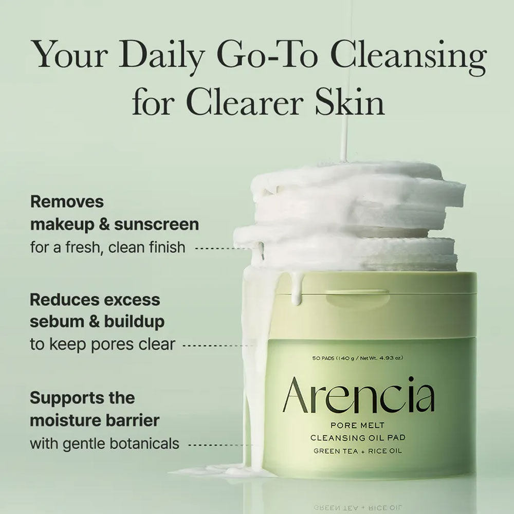 Arencia Pore Melt Cleansing Oil Pad - 50 Pads