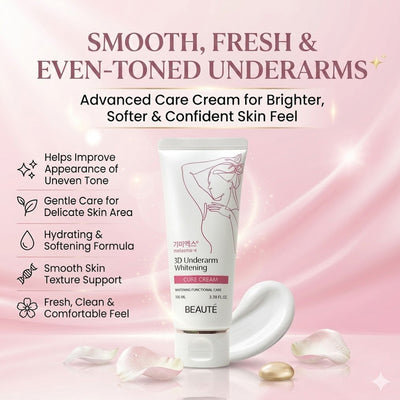 BEAUTE 3D Underarm Whitening Cure Cream 100ml