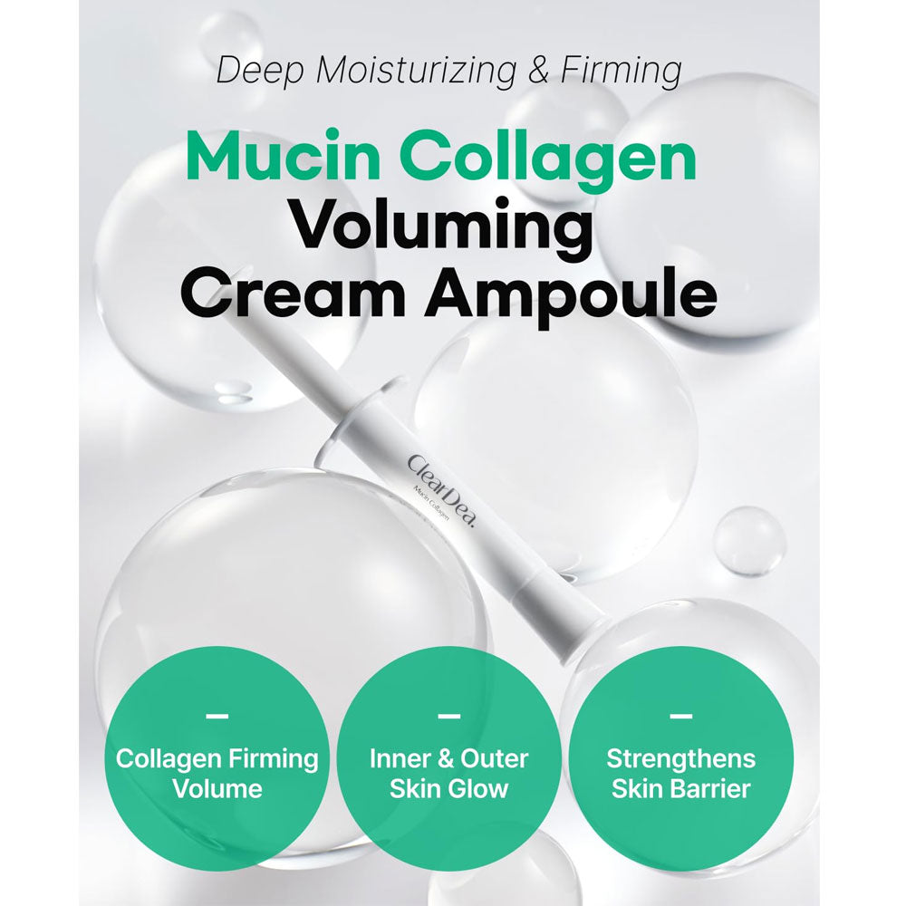 ClearDea Mucin Collagen Voluming Cream Ampoule 4ml x 5 pcs