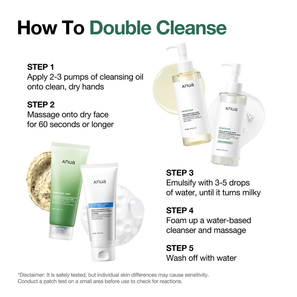 Anua Travel Size Double Cleansing Duo Set