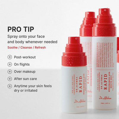 Dr. Althea Rapid Hypochlorous Acid Rescue Mist