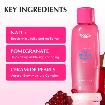 EQQUALBERRY NAD+ Peptide Boosting Toner 150ml