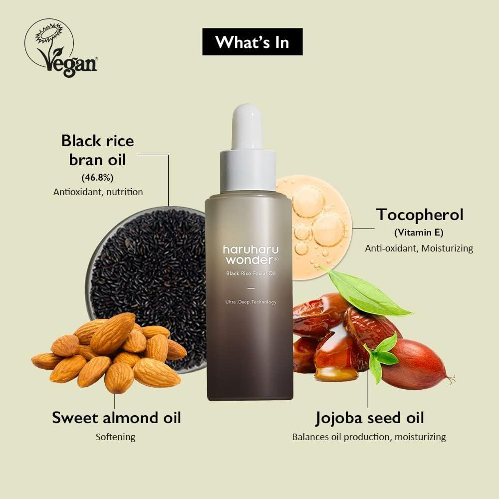 Haruharu Wonder Black Rice Facial Oil 10ml