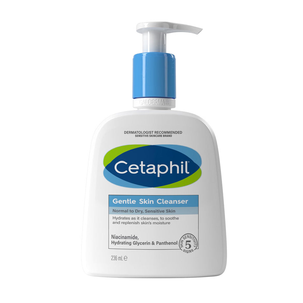 Cetaphil Gentle Skin Cleanser 236ml - Normal to Dry, Sensitive Skin
