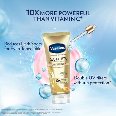 Vaseline Even Tone Lotion, Gluta-Hya Serum Burst, 200ml