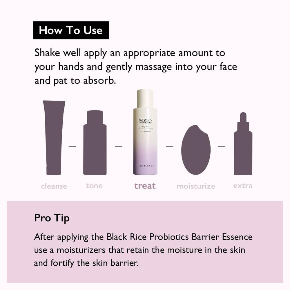 Haruharu wonder Black Rice Probiotics Barrier Essence