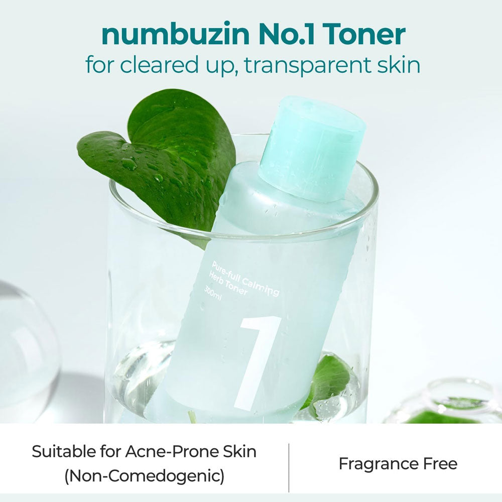 Numbuzin No.1 Pure-Full Calming Herb Toner 300ml