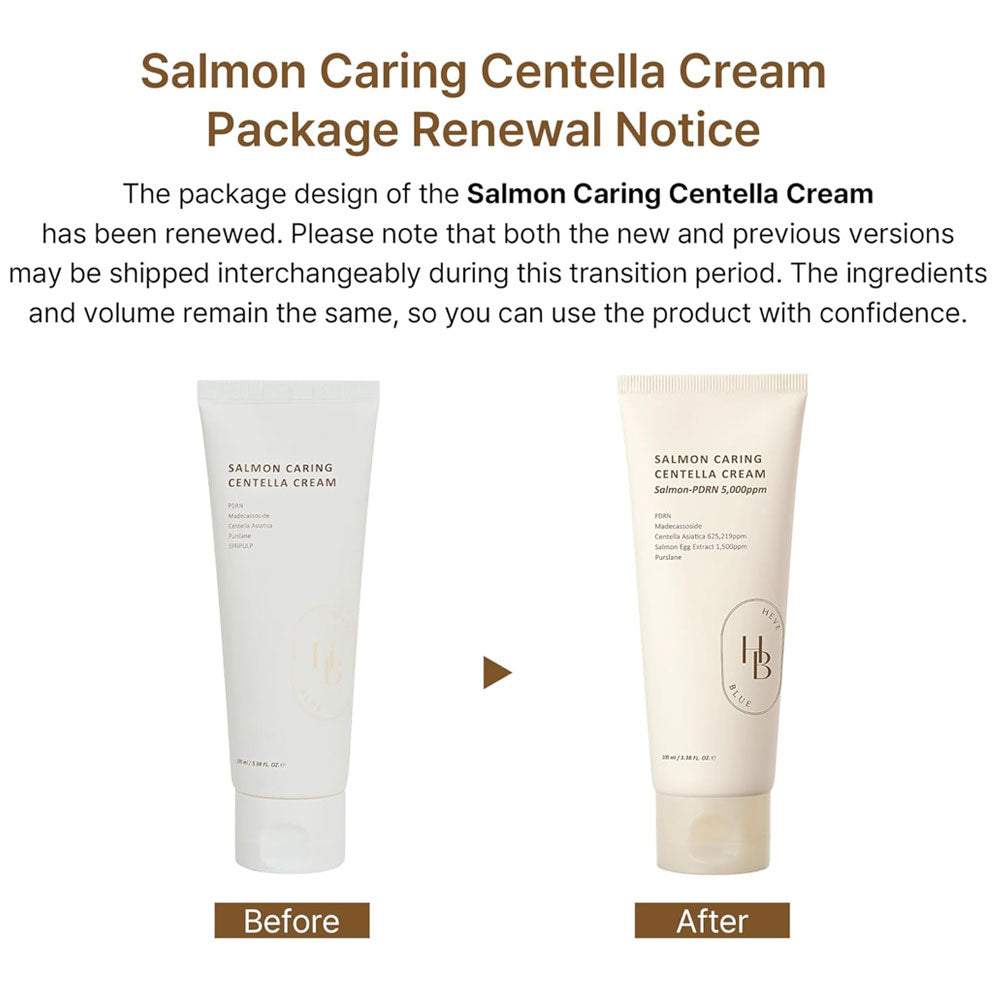 HEVEBLUE Salmon Caring Centella Cream 100ml