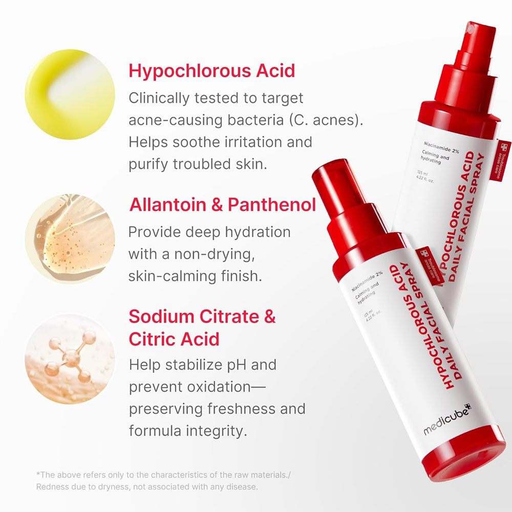 Medicube Hypochlorous Acid Daily Facial Spray 125ml