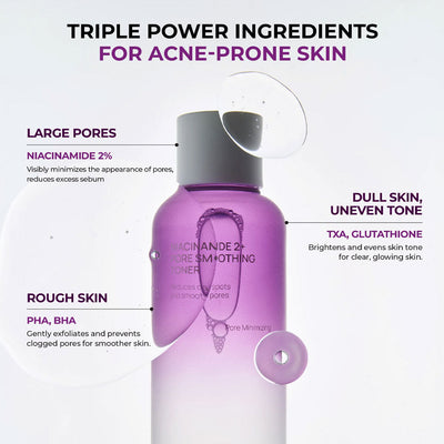 JUMISO Niacinamide 2+ Pore Smoothing Toner 205ml