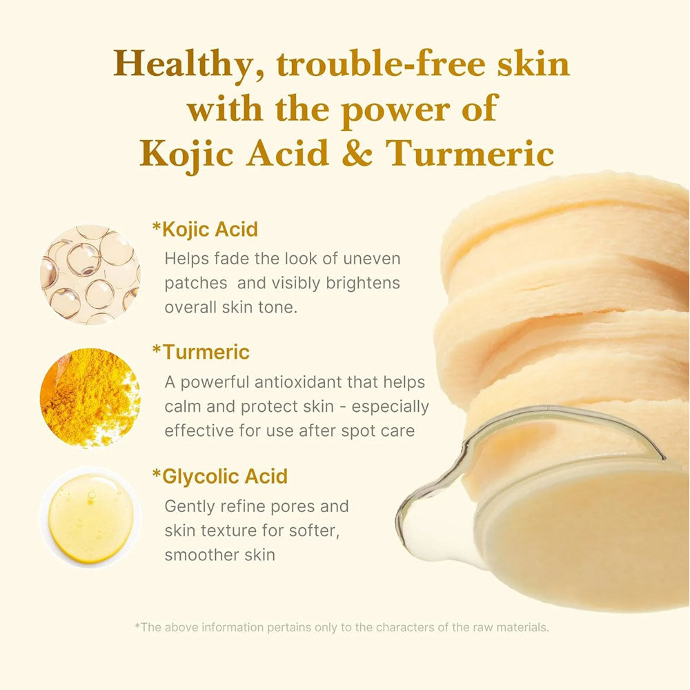 Medicube Kojic Acid Turmeric Pad 70 Pads