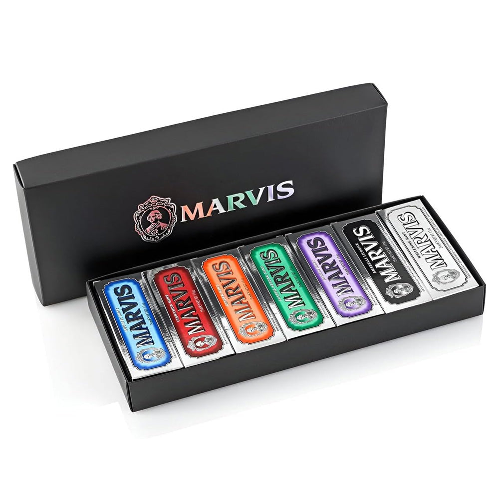 MARVIS Toothpaste Gift Set, 7 Flavors x 25 ml