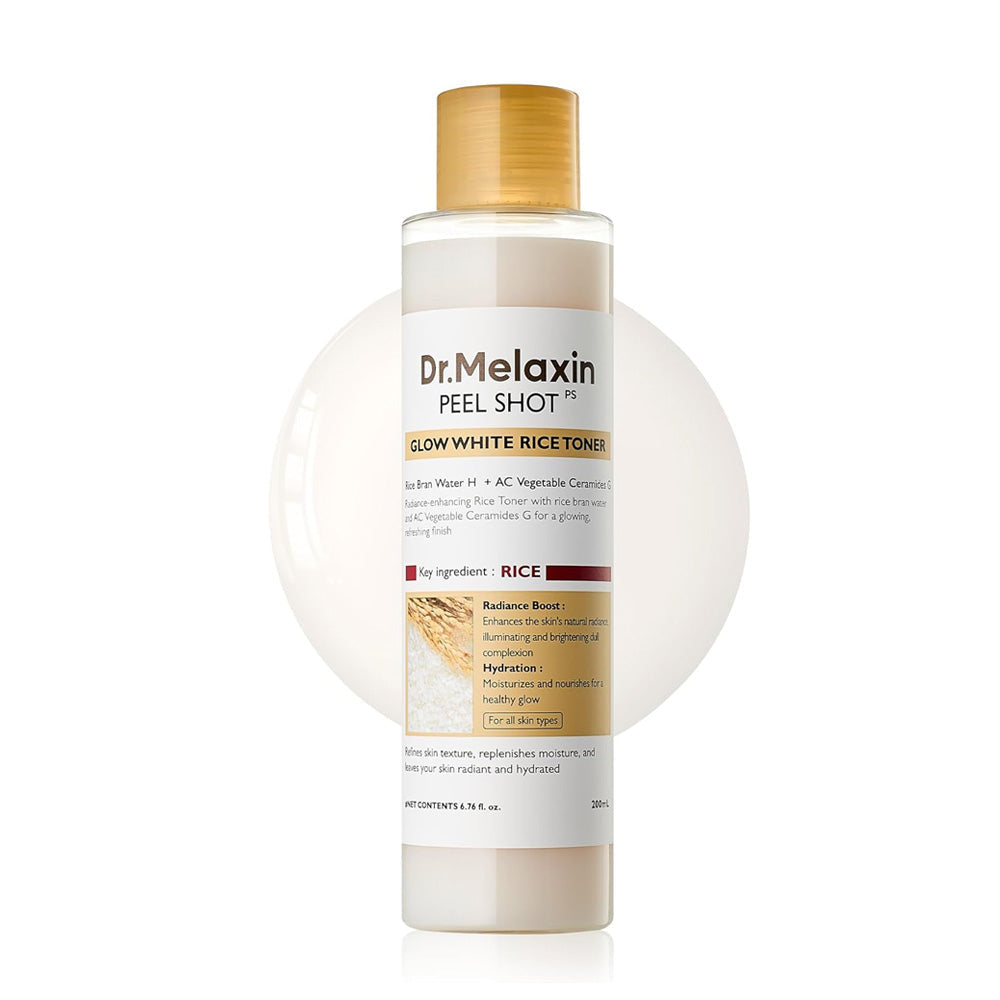 Dr.Melaxin Peel Shot Glow White Rice Toner 200ml